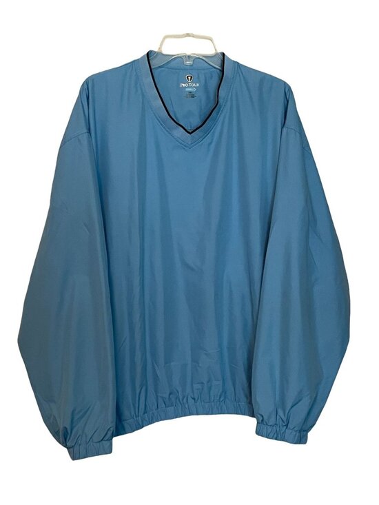 Pro Tour Other - Pro Tour Pullover Jacket Mens XXL Soft Blue Windbreaker Golf CoolPlay